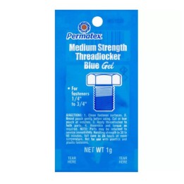 Permatex 9978 SINGLE-USE MEDIUM STRENGTH THREADLOCKER BLUE