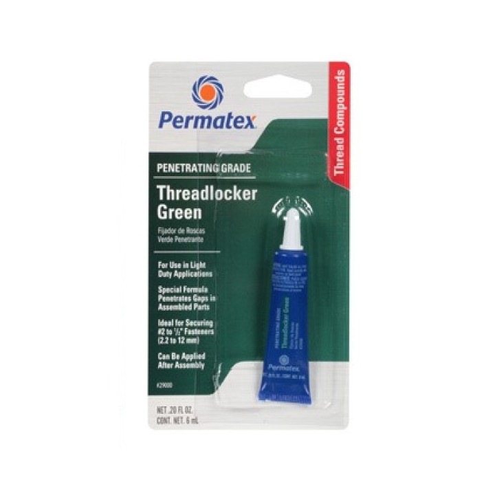Permatex 29000 PENETRATING GRADE THREADLOCKER GREEN
