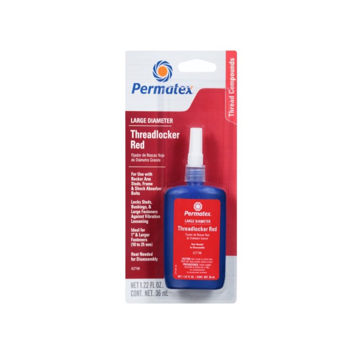 Permatex 27740 LARGE DIAMETER THREADLOCKER RED