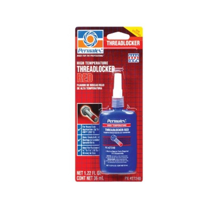 Permatex 27240 HIGH TEMP THREADLOCKER RED