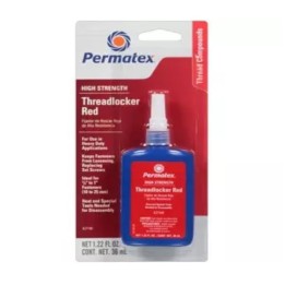 Permatex 27140 HIGH STRENGTH THREADLOCKER RED