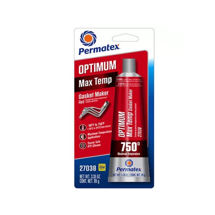 Permatex 27038 HIGH STRENGTH REMOVABLE THREADLOCKER ORANGE