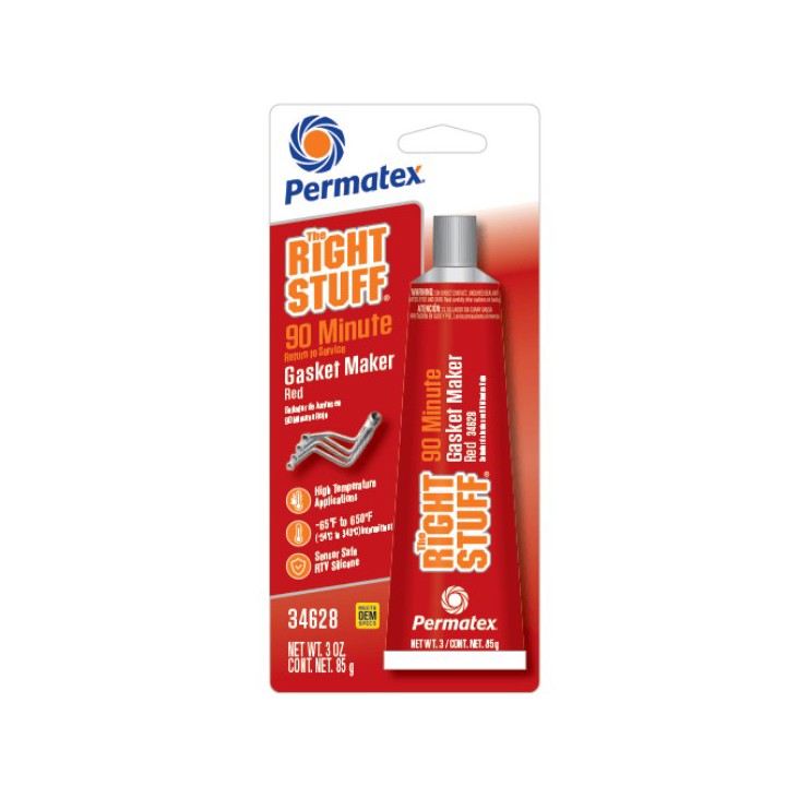 Permatex 34628 THE RIGHT STUFF® RED 90 MIN GASKET MAKER