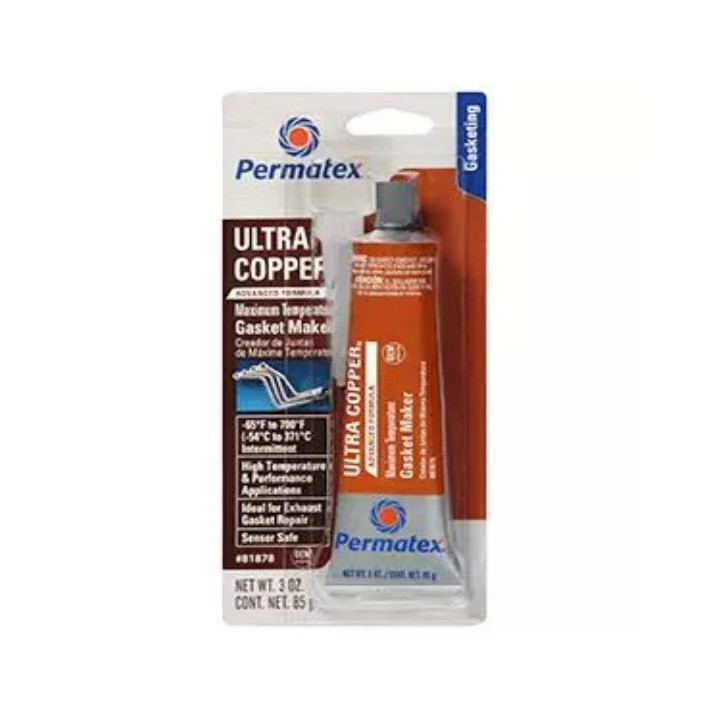 Permatex 81878 ULTRA COPPER MAXIMUM TEMPERATURE RTV SILICONE GASKET MAKER