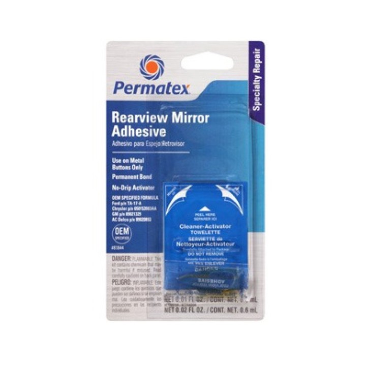 Permatex 81844 PROFESSIONAL STRENGHT REAR VIEW MIRROR ADHESIVE