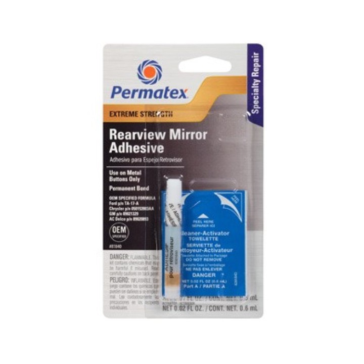 Permatex 81840 EXTREME REARVIEW MIRROR ADHESIVE 2 PART KIT