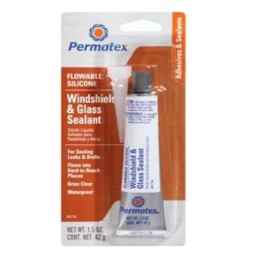 Permatex 81730 FLOWABLE SILICONE WINDSHIELD & GLASS SEALER