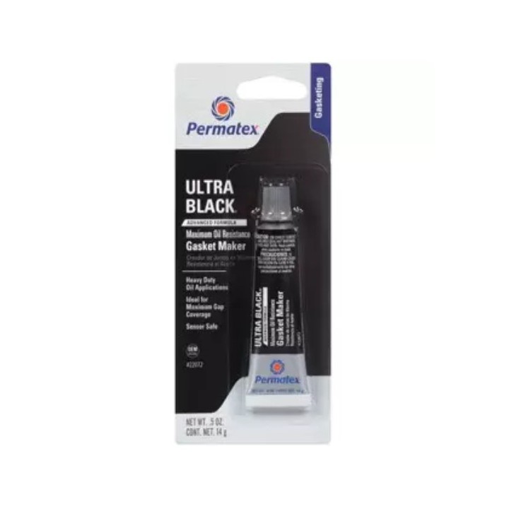 Permatex 22072 ULTRA BLACK OIL RESISTANCE RTV SILICONE GASKET MAKER