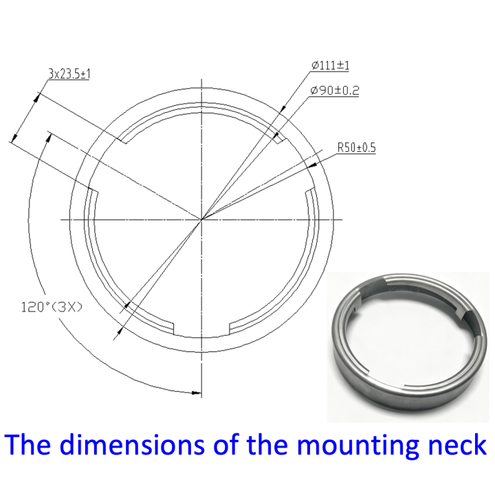 Fuel Filler Cap / Neck / Strainer Mounting neck (Mild steel-weldable) (JZM0932)