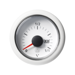 Veratron VL AFTERMARKET TANK LEVEL IND. - - SINGLE SCALE - 0 - 1/1 - 20 MA - DOUBLE LENS - ROUND WHI