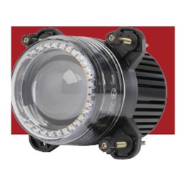 OMNI-AM-137-HBDI-001C3W LED Headlight 90 mm, High Beam with DRL
