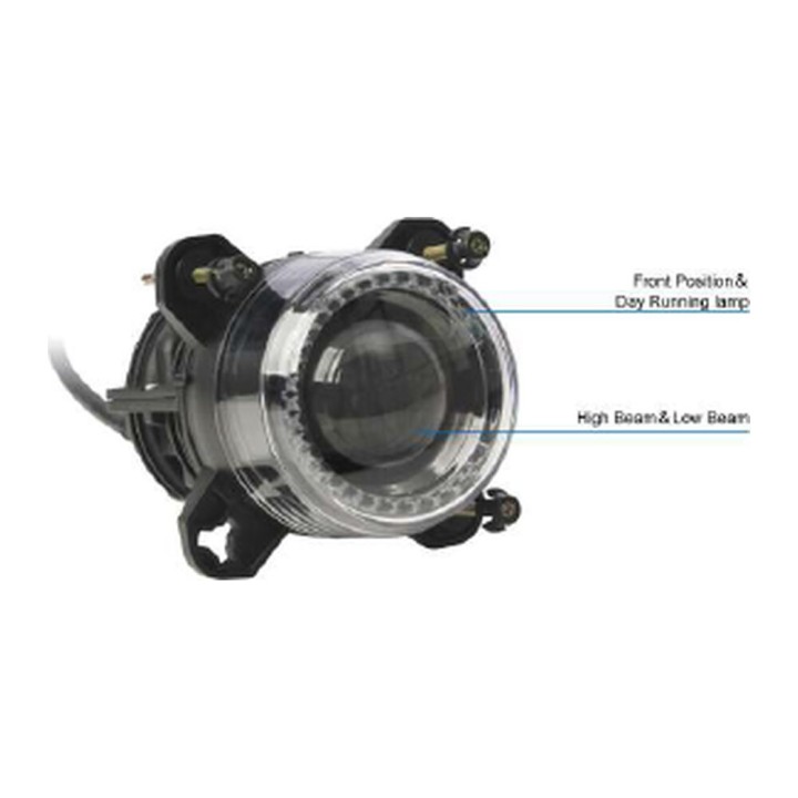 OMNI-AM-103-115-1005 LED Headlight, High and Low Beam with DRL