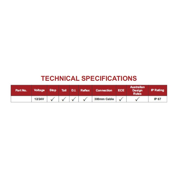 OMNI-AM-137-005-0110 LED Rear Combination Lamp