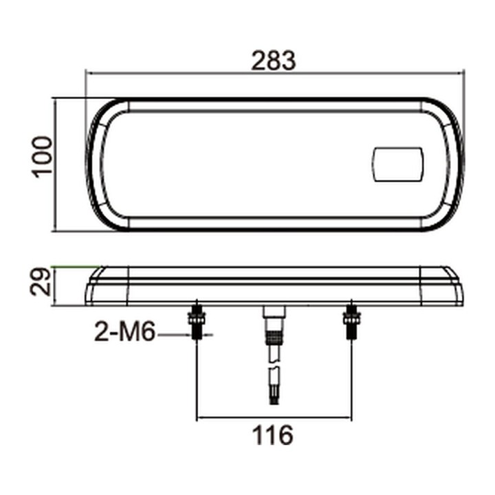 OMNI-AM-103-115-1004 LED Rear Light Cluster