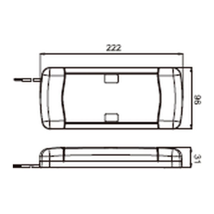 OMNI-AM-103-115-9422 LED Rear Combination Light, Compact