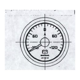 Motometer OMNI-AM-615-001-1003 Ammeter 52 mm, -120 to +120 A, 6 to 24 V