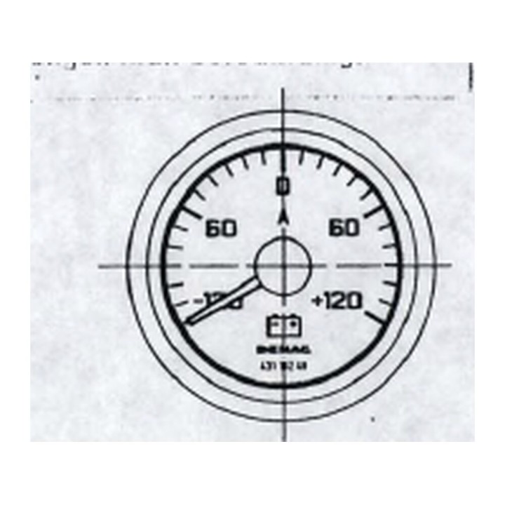 Motometer OMNI-AM-615-001-1003 Ammeter 52 mm, -120 to +120 A, 6 to 24 V