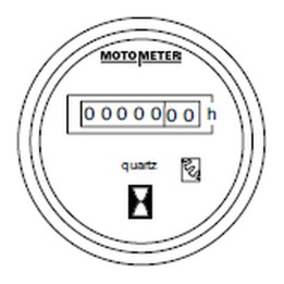 Motometer OMNI-AM-643-003-1006 Hour Meter, 12 to 80 V