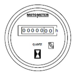 Motometer Hour Meter, 12 to 80 V (OMNI-AM-643-003-1006)