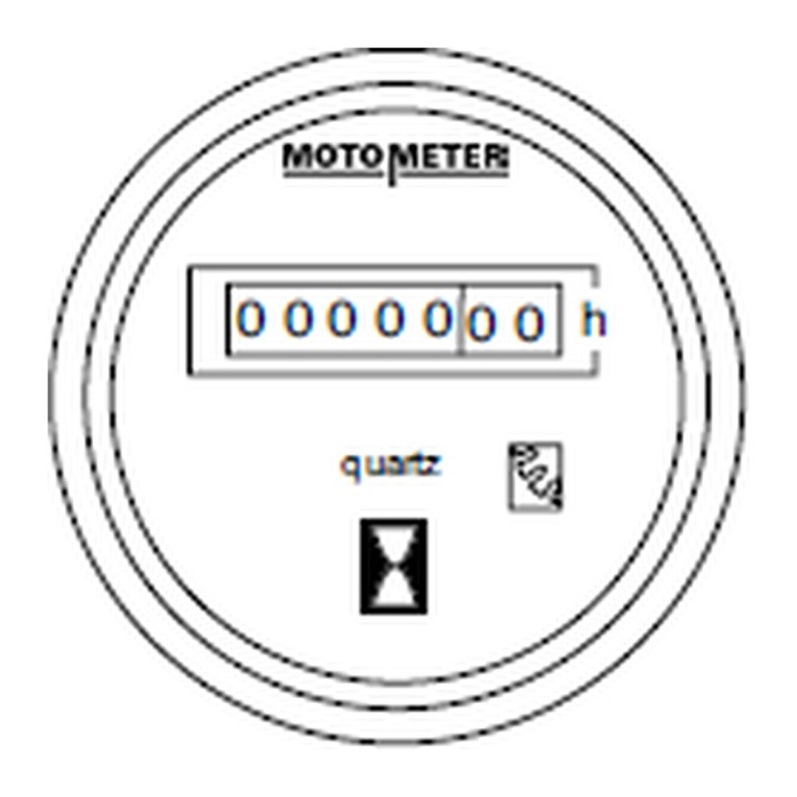 Motometer OMNI-AM-643-003-1006 Hour Meter, 12 to 80 V