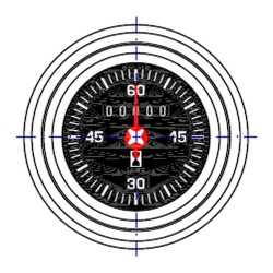 Motometer Hour Meter 60 mm, Chrome Bezel (OMNI-AM-30-107-1060)