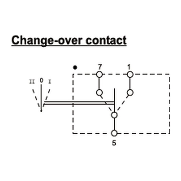 ENG OMNI-AM-108-444-1490 444 Series Rocker Switch 1490, Double Changeover