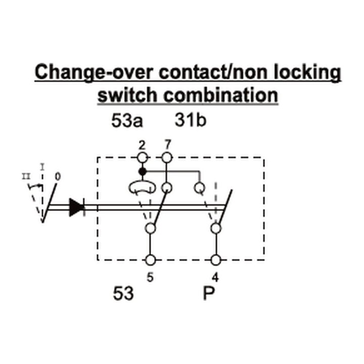 ENG OMNI-AM-108-449-1160 449 Series LED Rocker Switch 1160, Wiper/Wash