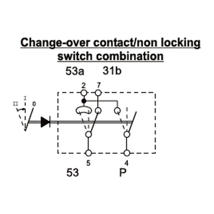ENG OMNI-AM-108-666-1160 666 Series Rocker Switch 1160, Changeover, Locking