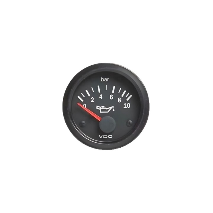 VDO 350-010-007K Pressure Gauge Cockpit Vision 10bar Oil 52mm 12V Stud/bracket
