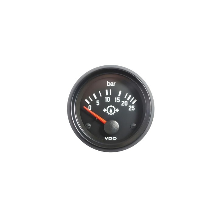 VDO 350-040-005C Pressure Gauge Cockpit International 25bar Transmission 52mm 24V