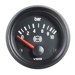 VDO Pressure Gauge Cockpit International 10bar Brake 52mm 24V