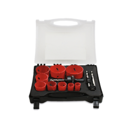 Hellermann WHS13KT 13Piece Bi-Metal Holesaw Kit