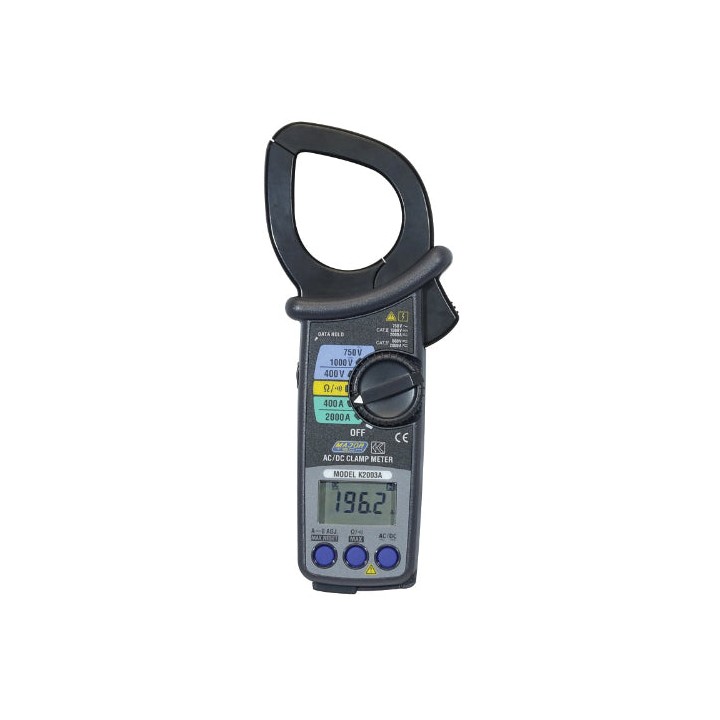 Kyoritsu K2003A 2000A AC/DC Clamp Meter, CAT IV 600V