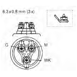 VDO Pressure Sender Switch 0 kPa to 500 kPa Switch 40 kPa Thread m18x1.5