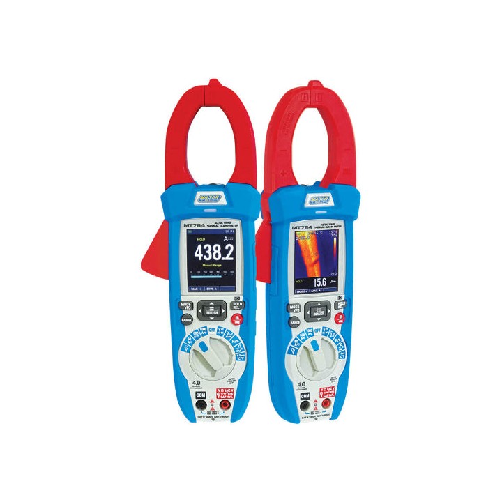 Major Tech MT784 1000A AC/DC Thermal TRMS Clamp Meter, CAT IV 600V Thermal Imager