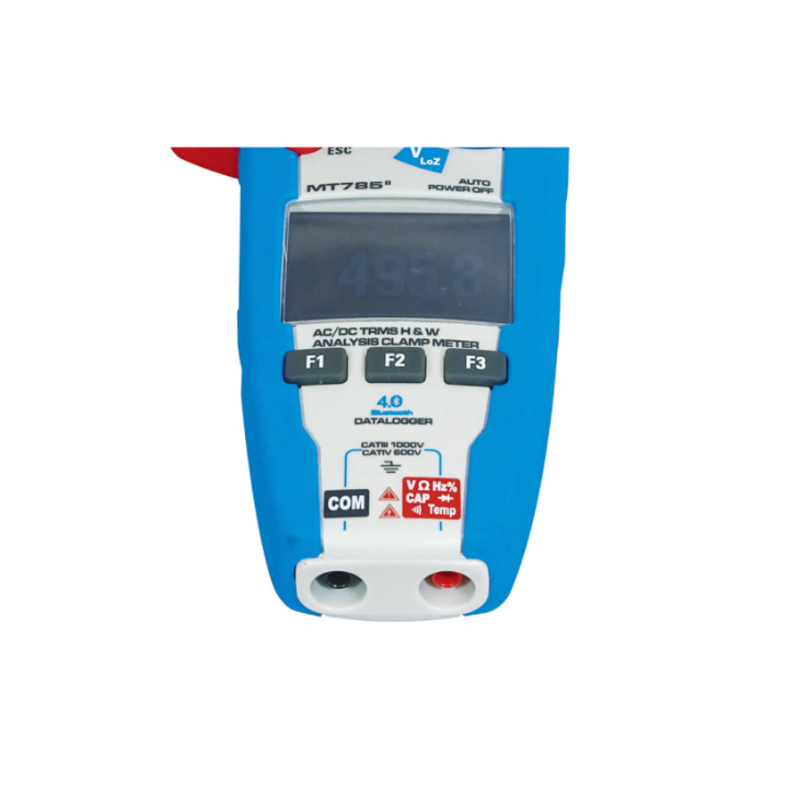 Major Tech MT785 1500V DC H & W Analysis Clamp Meter, CAT IV 600V