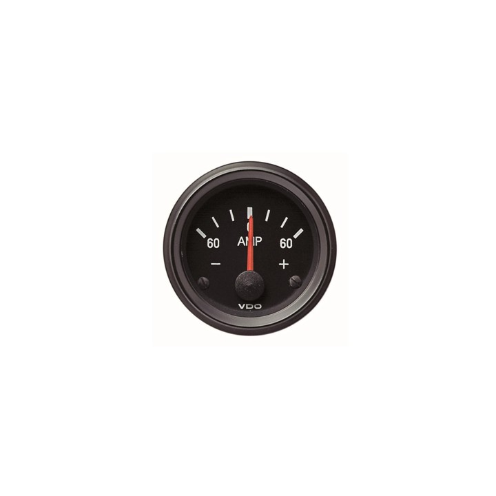 VDO Ammeter Cockpit International 52mm 60A 12V/24V