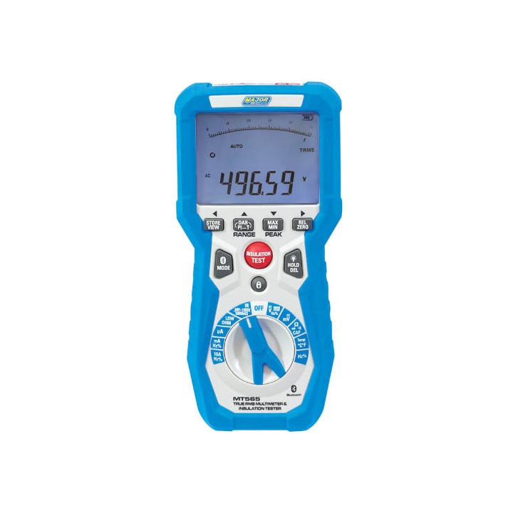Major Tech MT565 Bluetooth Insulation Tester & TRMS Multimeter, CAT IV 600V