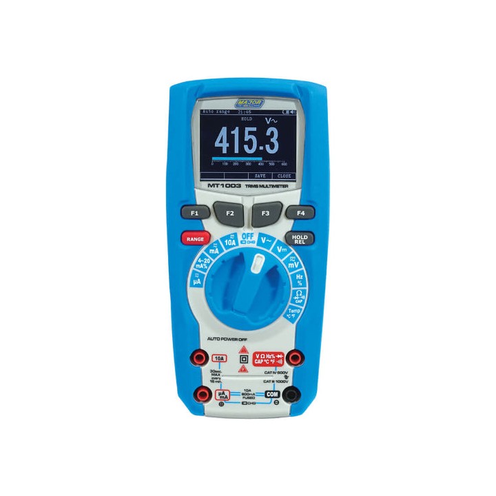 Major Tech MT1003 1000V AC/DC IP67 TRMS Bluetooth Multimeter