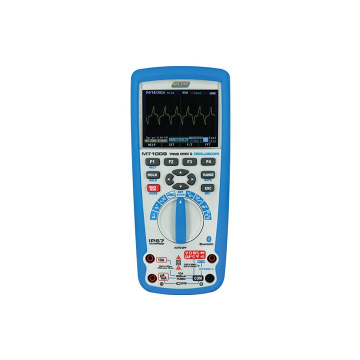 Major Tech MT1009 Bluetooth IP67 Oscilloscope & TRMS Multimeter