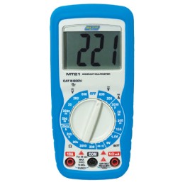 Major Tech MT21 600V AC/DC Compact Multimeter, CAT III 600V