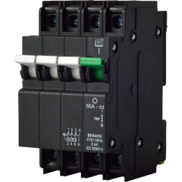 CBI BE-CBI-0000240 QF-N-4(26MM)100A 3P+N 6KA White/Green Breaker/Isolator