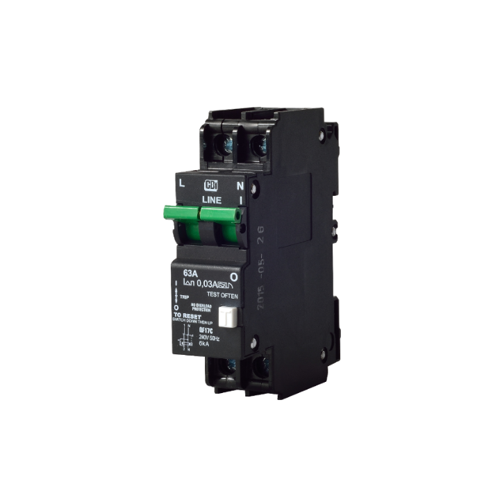 CBI QF17C 63A D/P E/Leak No Overload Protection