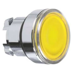 Schneider ZB4BW353 Yellow LED Illuminated Push Button