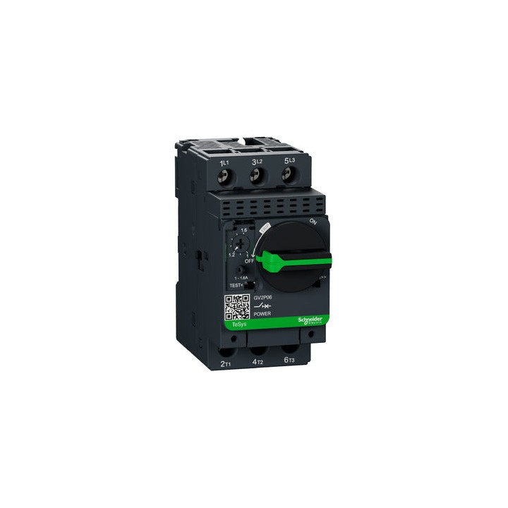 Schneider GV2P06 MOTOR CIRCUIT BREAKER THER/MAG 1-1.6A