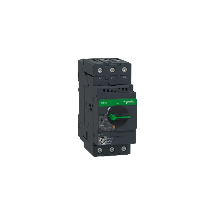 Schneider GV3P73 MOTOR CIRCUIT BREAKER THER/MAG 62-73A EVERLINK TERMINALS