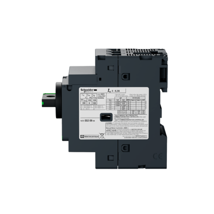 Schneider GV2L08 Motor Circuit Breaker Magnetic 4A