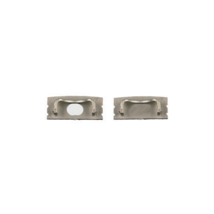 Pioled ST-SHO29-PIO-012 LED Strip Light Aluminium Profile End Cap CH44 - 2Pair