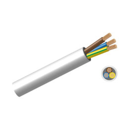 ST-YARD-CAB-022 2.5mm x 3core Cabtyre Cable White Per Metre - Colour / White / Per Metre