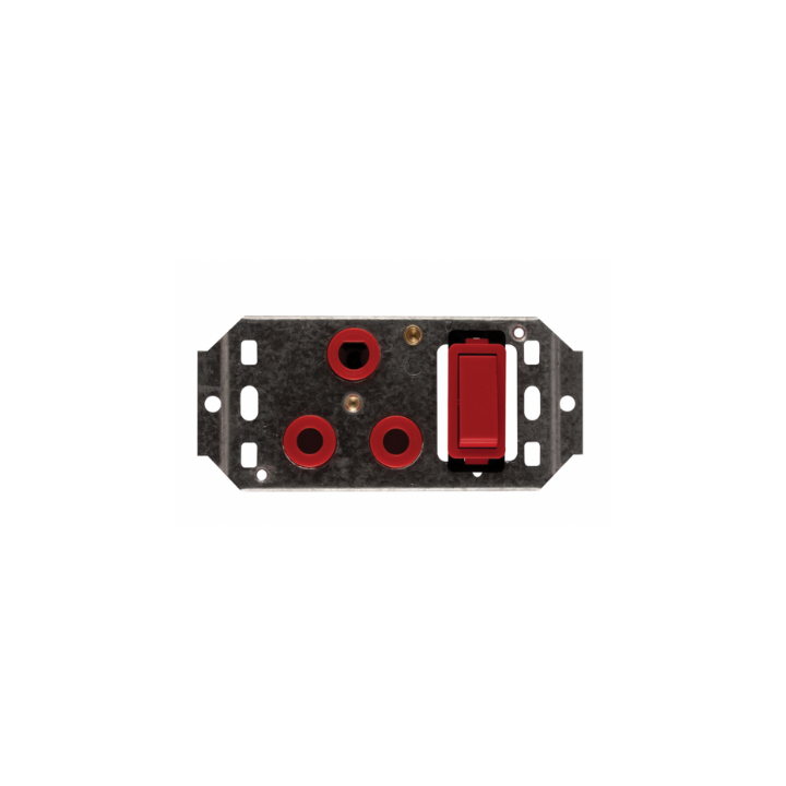 Crabtree SU-GI02-CRA-001 Power Skirting Socket 16A 3pin Dedicated 6896HD - Colour Options - Red